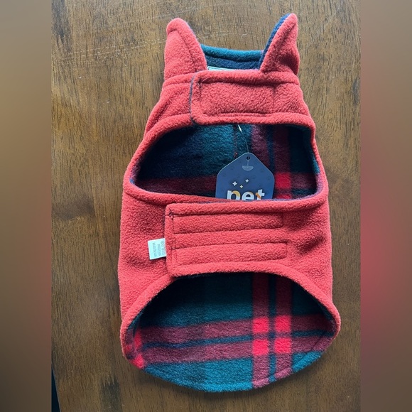 NWT SCENEREAL Dog Winter Clothes Reversible Jacket plaid or solid Size XS - Picture 10 of 13